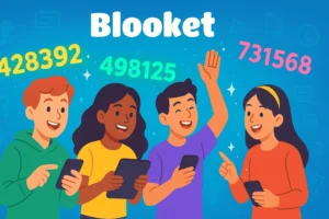 Students finding latest Blooket game codes on mobile device