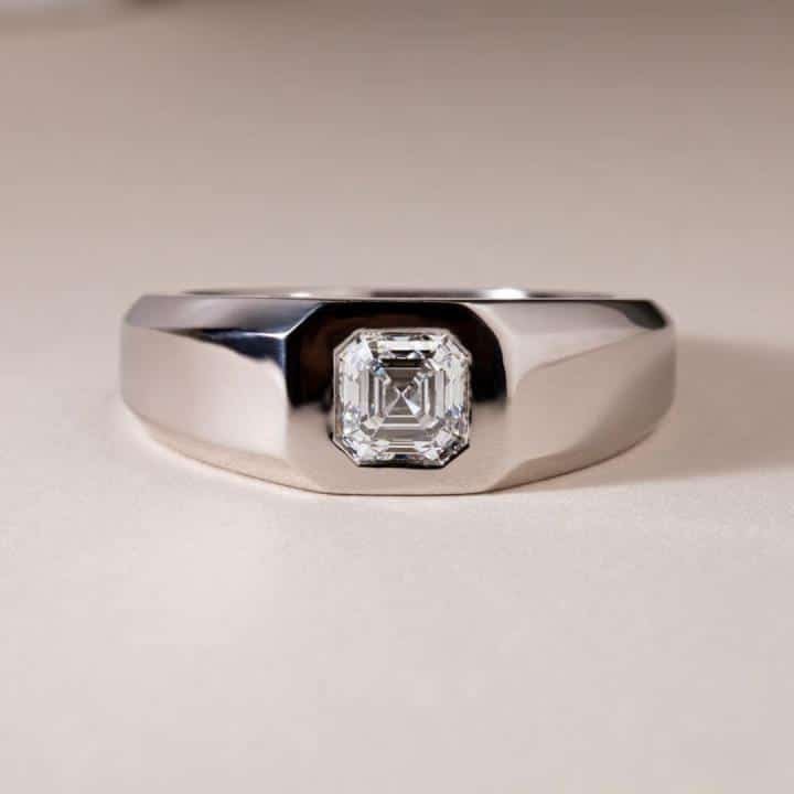 rose gold ring for him