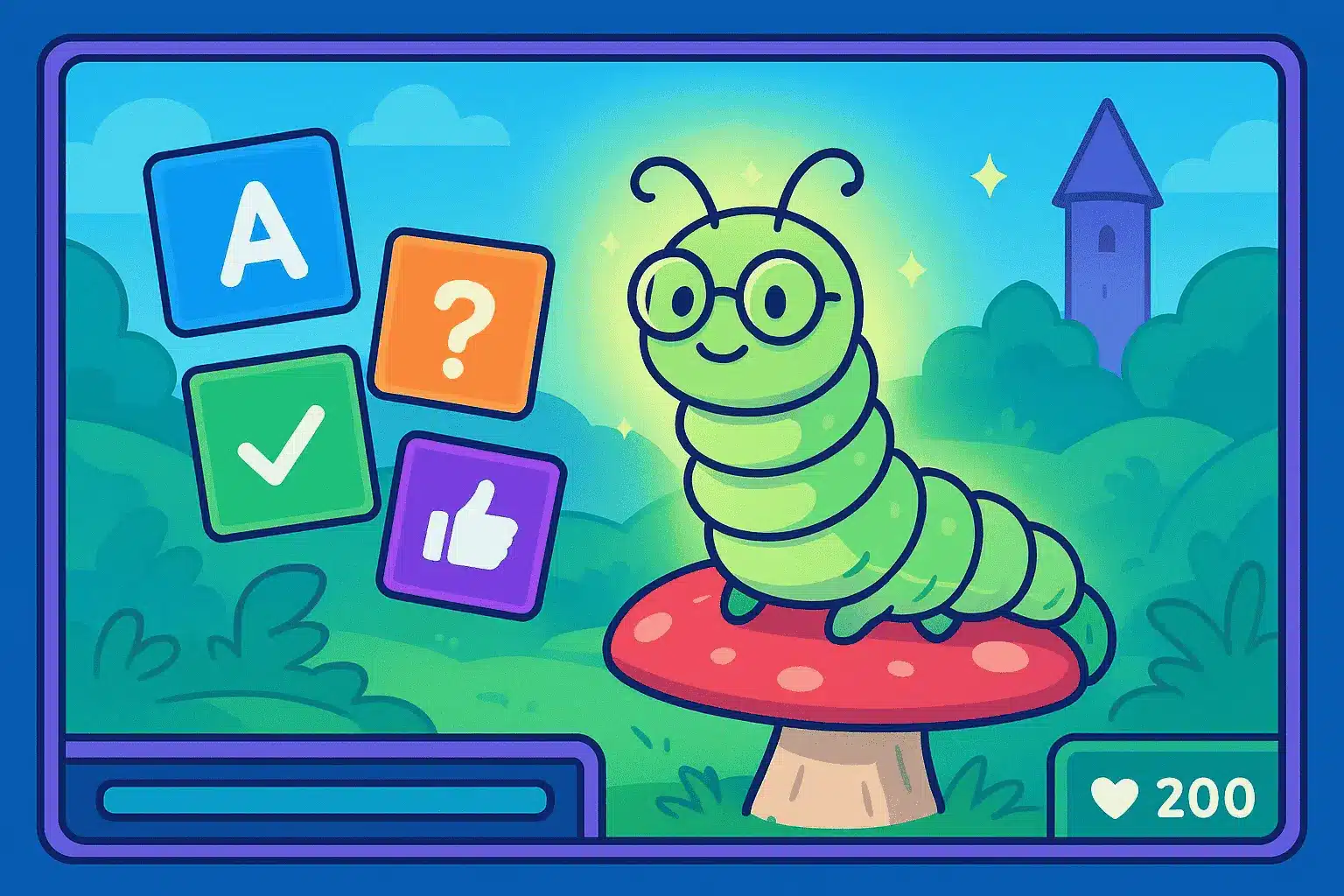 How to Get Wise Caterpillar in Blooket gameplay screenshot guide