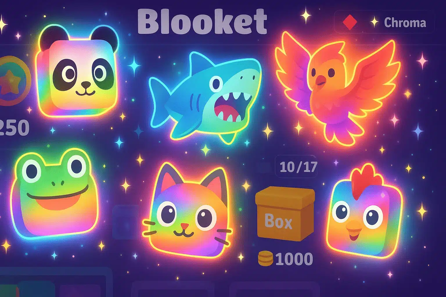 How to get free Chromas in Blooket gameplay collection showcase